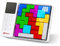 IQBrainPuzzles® QY Toys Smart Puzzle Logik Version mit 3000 Herausforderungen, Brettspiele für Kinder ab 6 Jahren und Erwachsene, Reisespiel, Tetris Puzzle, Elektrische IQ Spiele
