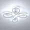 Comely Plafon LED Techo Moderna, 30W 3400LM Lamparas de Techo, Iluminación de Techo de Acrílico con Forma de Flor para Dormitorio Salon Comedor, Luz Blanca Fría 6500K, Dia 30cm, Blanco
