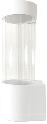 OUSIKA Dispenser di tazze Portabicchieri Dispenser di tazze usa e getta Portabicchieri di carta Dispenser di acqua for uso domestico Scatola portaoggetti laterale for bicchieri di plastica Contenitore