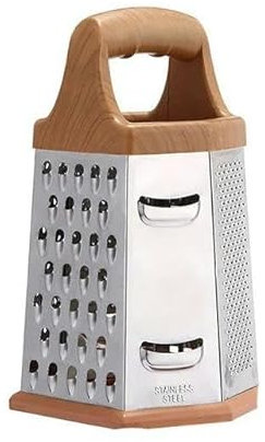 Multifunctional Vegetables Grater Stainless Steel 6 Sided Blades Box Slicer Manual Cheese Potato Graters Kitchen Accessories-8inch