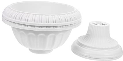 VINTORKY 2Stücke Europäischer Römischer Blumentopf Kunststoff Hochzeitsdekoration für Garten Balkon und Eingang Wetterfest und Uv-beständig Geeignet für Künstliche Pflanzen