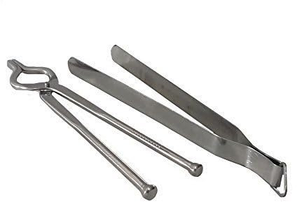 BishtHub Cooking Tong And Steel Pakkad Tool Kitchen Pincers Chimta Cooking Tools For Home And Office Use- Pack Of 2 Pcs