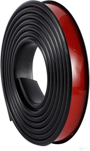 BULINO Striscia Protettiva for Bordi a Forma di U, Nera, 1 m, Bordo for Piano di Lavoro in Gel di silice Morbido, Protezioni for Angoli e Bordi for mobili, Bordo Autoadesivo, 1,4 cm(1.8cm)