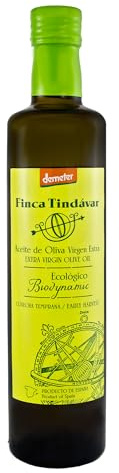Finca Tindavar | Olio extravergine di oliva biologico e biodinamico Varietà Picual - Bottiglia di vetro 500 ml.