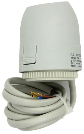 Werkzeuge kompatibel mit Normalerweise offen, normalerweise geschlossen, elektrischer thermischer Stellantrieb für Fußbodenheizung, Thermostat, Thermostatventil, 24 V, 230 V, M28 x 1,5(M28X1.5 24v NO)