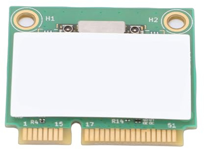 Garsent Tarjeta Wi Fi 6, BT5.3 Tri Band 6GHz 5GHz 2.4GHz, Tarjeta de Red Inalámbrica Wi Fi 6 de 5400Mbps con Interfaz Mini PCIe, Antenas Duales de 8dBi para PC Portátiles