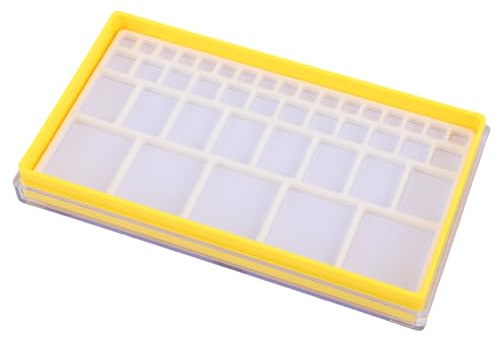 LUCKDANO Conservazione delle Parti dell'orologio Scatola Portaoggetti in Plastica per le Parti dell'orologio - Custodia Organizer Versatile con Scomparti Rimovibili per Orologiai, Gioielli Ed