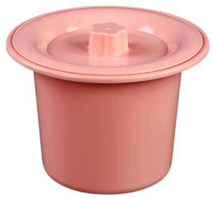 Generic Orinal, Portátil, Urinario Nocturno, Orinal Doméstico, Escupidera con Tapa para El Dormitorio Interior Del Hogar, Rosa