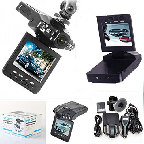 MINI DVR TELECAMERA PER AUTO VIDEOREGISTRATORE HD MONITOR LCD 2.5 VIDEO 6 LED CW174 (MICRO SD 32 GB INCLUSA)