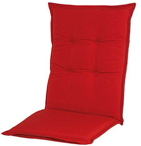 Adlatus-Kühnemuth - Gartenstuhlauflage - Polsterauflage - Sitzauflage - Classic Dessin 102, Farbe: rubinrot (Bankauflage 150 x 45 cm)