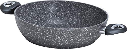 Aeternum, Madame Petravera 3.0, Tegame Antiaderente, Ideale per Induzione, Diametro 32 cm, Full Induction, Grigio