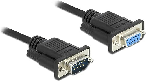 Delock - Cable Serie RS-232 Sub-D9 Macho a Hembra de 5 m