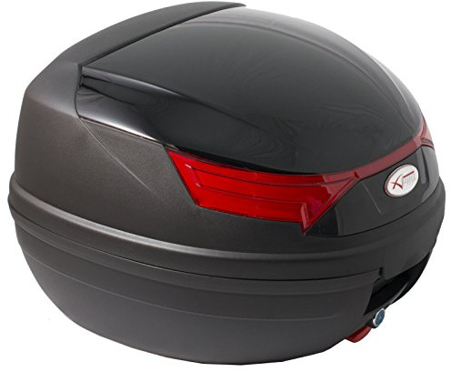 A-Pro Topcase Reflektoren Stop Motorrad Roller Quad 32 L (schwarz)