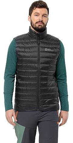 Jack Wolfskin Pilvi dunväst, svart, M