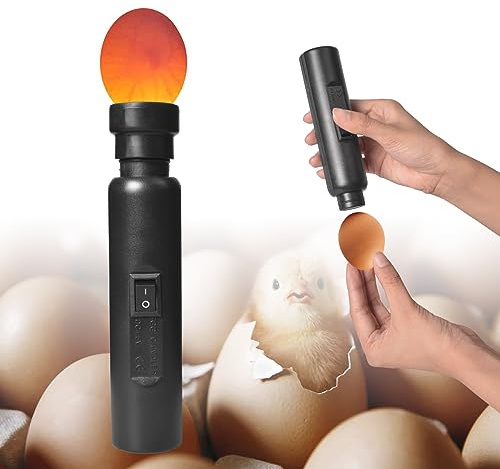 Brutmaschine Vollautomatisch, Egg Candler, Brutmaschine Schierlampe für Hühnereier, Brutkasten Hühner, Temperaturregelung Ei Inkubation Hatcher für Hühnergans, Ente, Taube, Wachtel, Vogel