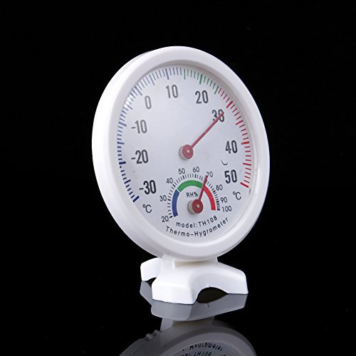 Zeigerthermometer Ziffernblatt Backofenthermometer TH108 Indoor Analog Thermo-Hygrometer Thermometer Hygrometer-30~50°CH Küchenthermometer
