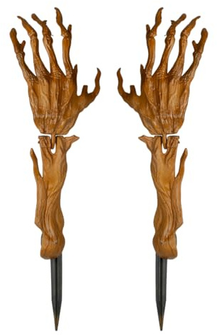 Horror-Shop Knorrige Weinstock Arme als Halloween Deko 43 cm 2 Stück