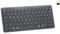 Bnnwa Kabellose BluetoothTastatur, Bluetooth + 2,4 G Dual ModusTastatur, klein, tragbar, Externe kabellose Tastatur für Android-Tablet, Windows Surface,(Grey)