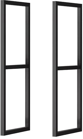 Staffa per mensola galleggiante per carichi pesanti 30 cm x 80 cm (senza tavola), staffa per mensola per montaggio a parete a 2 strati per montaggio a soffitto, staffe di supporto per mensola sospesa