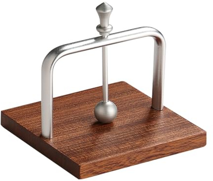 Portatovaglioli, Porta Tovaglioli in Lega di Alluminio con Base in Legno, Portatovagliolo Dispenser per Cucina, Tavolo da Pranzo, Arredamento per Casa