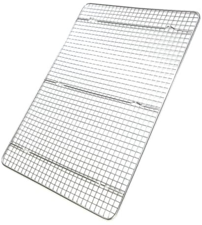 Cabilock Bandeja De Acero Inoxidable Rejilla De Enfriamiento Ideal Para Cocinar y Hornear