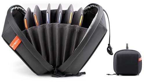 PGYTECH Filter Organizer, Camera Lens Filter Bag Carrying Case | Lightweight Layered Storage Pouch for Photography, Protect Accessories from Scratch, Crush & Splash, With Color Coding