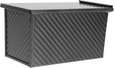 WEKADRIN 1set Stampo Per Toast Antiaderente Con Coperchio Mould Per Pane e Torte Facile Da Pulire Per Cucina Domestica Acciaio Carbonio