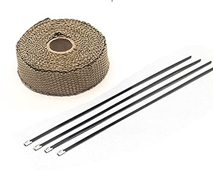 Ruban Isolant Thermique en Titanium Accessoires de moto d'échappement thermique(TAI-5M)