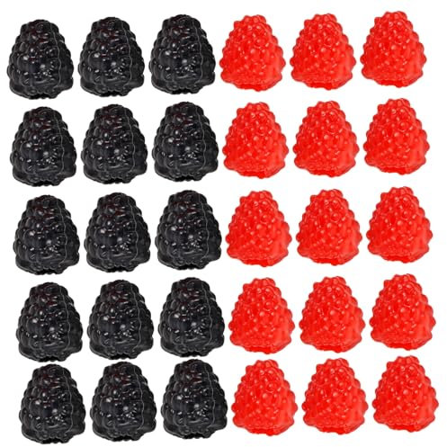 VALICLUD Modelo De Frambuesa Artificial 40 Piezas para Decoración De Jardines y Mesas De Comedor En Cocina