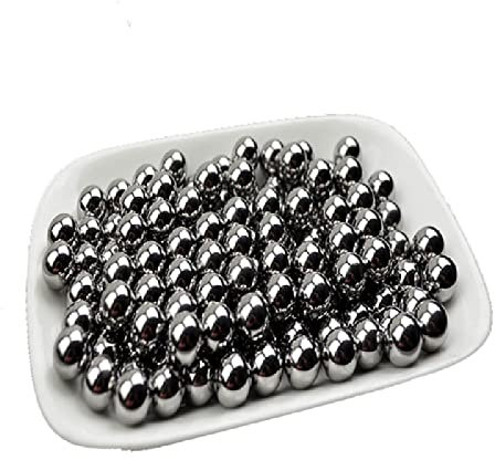 FBANULPEX Bolas de rodamiento de Acero Inoxidable, Bolas de Acero, Bolas de rodamiento, Bolas de Acero de rodamiento de Alta precisión G10, Bolas de Acero de Tornillo(2.778mm)