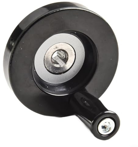 Roue manuelle pour machines-outils avec 63 mm de diamètre et trou de 8 mm, conçue pour fraiseuses avec poignée rotative et assemblage de trous filetés