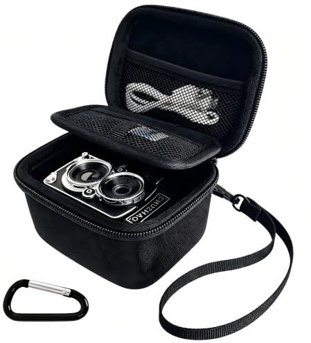 VOVMOEYA Funda para cámara Digital Vintage Mini CHUZHAO con Correa de Mano, Estuche de Almacenamiento portátil, Cubitera, Bolsa, Accesorios, Protectora, Camera Case
