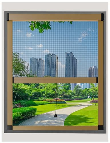 Window Netting for Insects - Roll-Up Fly Screens for Windows - Roller Blind Removable Invisible Screen, Aluminium Mosquito Net Window Fly Screen, Custom Size Sliding Retractable Windows Screen Mesh