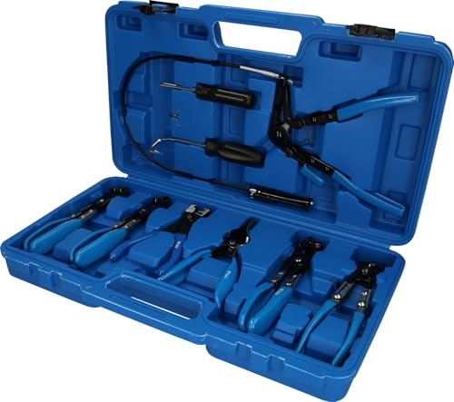 BRILLIANT TOOLS BT521000 Jeu de pinces à collier, 9 pcs [Powered by KS TOOLS]
