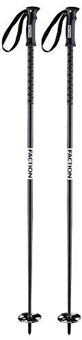 Fazione - Bastone da sci, 110 cm, colore: Nero
