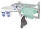 brightmaison BGT - Stendibiancheria, supporto da parete, con ganci e bracci oscillanti, 43,2 cm, in metallo, colore: argento