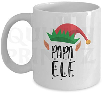 Quirky Printz Novelty Papa Elf Funny Gift Slogan Mug SK358