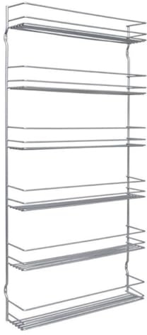 Metaltex 364636000 Pepito Gewürzregal 6-Etg. 36x8x71cm, silber