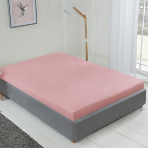 Emma Barclay Lyla Fitted Sheet in Blush Pink - Single