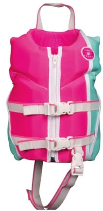 Liquid Force 2025 Dream (Pink/Mint) Child CGA Life Jacket, 33-55lbs