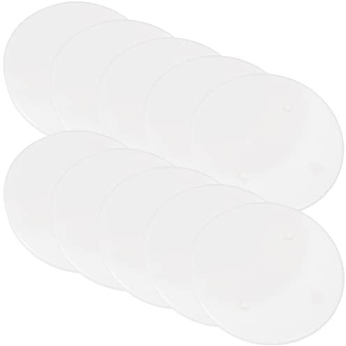 Healeved Octagonal Cover Plate - 30 Pack White Pp Ceiling Blank Plates for Electrical Box Waterproof and Heat Resistant Easy Installation for Plants Use