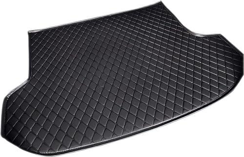 HODGON Voiture Cuir Tapis de Coffre pour Lexus ES 300h ES300h (XZ10, GSZ10) 2018-2021, Coffre Cargaison Plateau Liner Tapis Accessoires,A-Black
