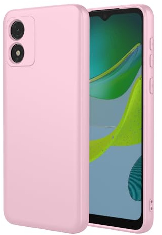 TAUYN Funda para Motorola Moto E13, Suave TPU Líquido Silicona Carcasa, Ultradelgado Anticaída, Anti-choques, Delgado Funda, Rosa