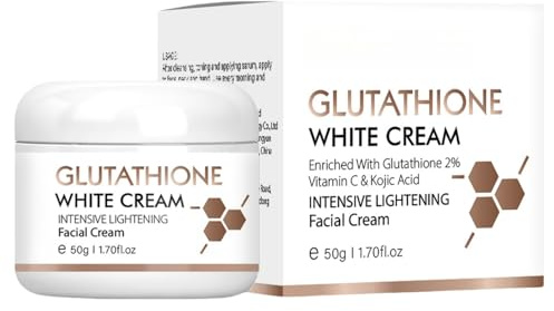 Glutathione Face Cream,Glutathione Anti-Aging Face Cream for Women & Men,Glutathione Hydrating & Whitening Cream,Dark Spot Remover for Face,Skin Brightener Cream,Face Moisturiser,Skin Care Moisturizer