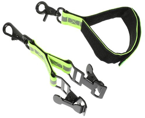 BESPORTBLE 2stücke Feuerwehr Handschuh Halter Reflektierende Handschuhbänder Für Wiederverwendbare Und Strapazierfähige Handschuhclips Für Feuerwehrmänner Und Arbeiten