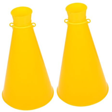 PAMINGONO 2stücke Tragbare Cheer Megaphone Horn Für Sportveranstaltungen Partys Und Feiern Für Und Leicht Und Wiederverwendbar