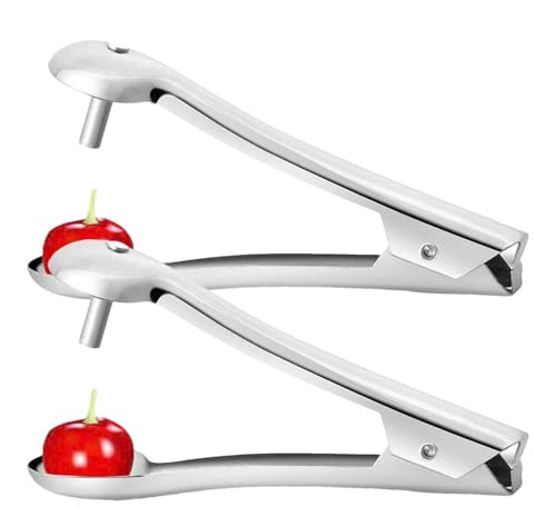 Dispositif enucléateur jujujube, outil dénoyauteur de cerise | Dénoyauteur ouvert en acier inoxydable - Outil pour enlever la dénoyauteuse de cerise de cuisine pour la maison, rist