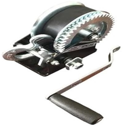 Verricello manuale Carrello per barche per carichi pesanti Verricello manuale autobloccante Maniglia a cricchetto Fune metallica di sollevamento facile da tirare Paranco a leva(1200P Ribbon 12M)
