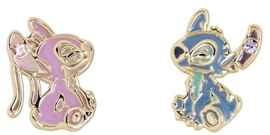 Stitch & Angel Mismatch Örhängen, En storlek, Mässing/bas, Ingen ädelsten