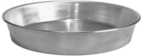 Sicignano | Ruoto Stampo Tortiera Pastiera Professionale in Alluminio 99,5% – Maggiore Robustezza, Pareti Dritte per Cottura Perfetta – Crostata Pastiera Napoletana Torta Salata Pizza (4, 20 cm)